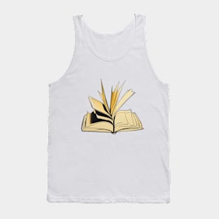 Enchanting Golden Book Design No. 467 Tank Top